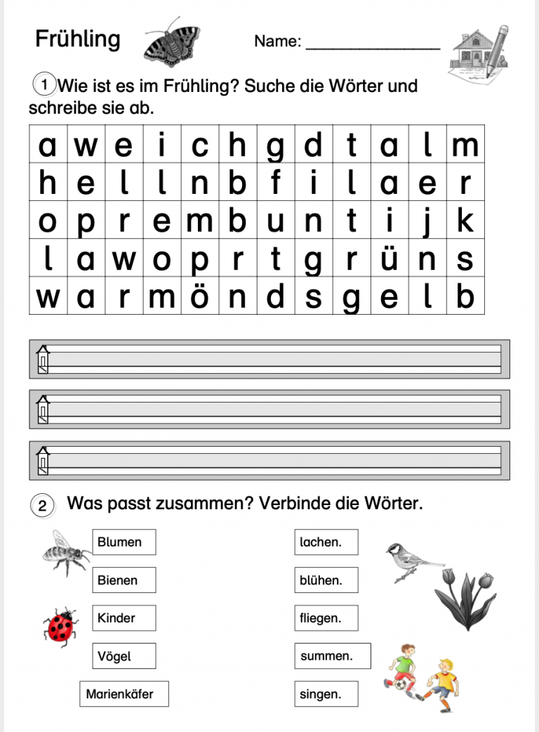 Deutsch Klasse 1 Kopieren